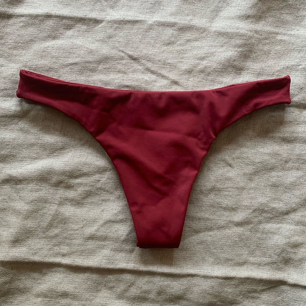 Brand New Burgundy Red Bikini Bottom Wanderlust